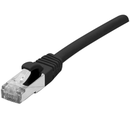 CORDON PATCH RJ45 F/UTP CAT 6a LSOH Snagless Noir 0,30m